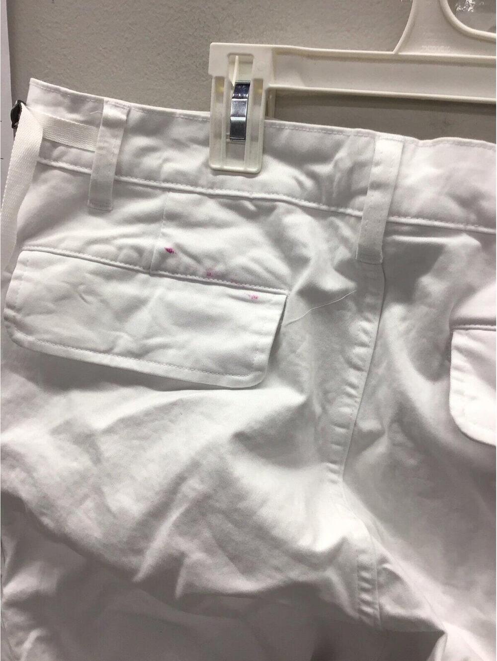 Kbb kahlana womens wide leg medium white cargo new target - Picture 3 of 4